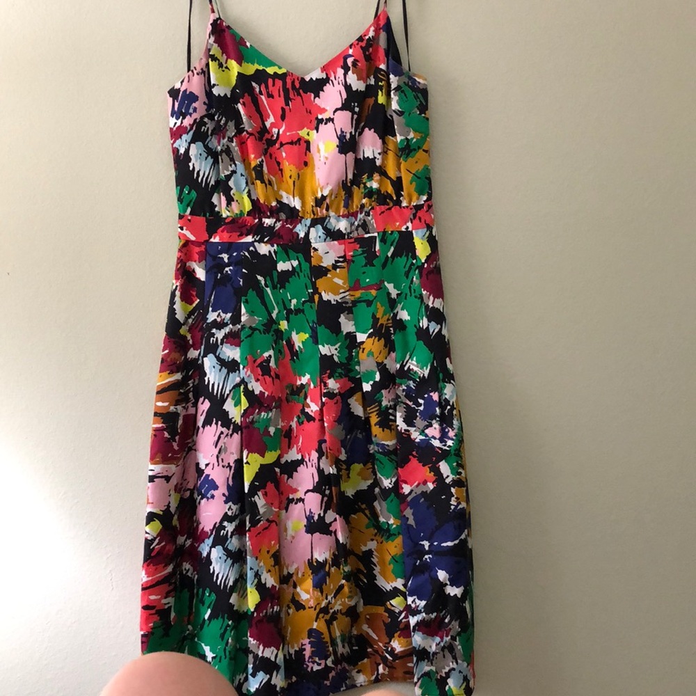 JCrew watercolors dress